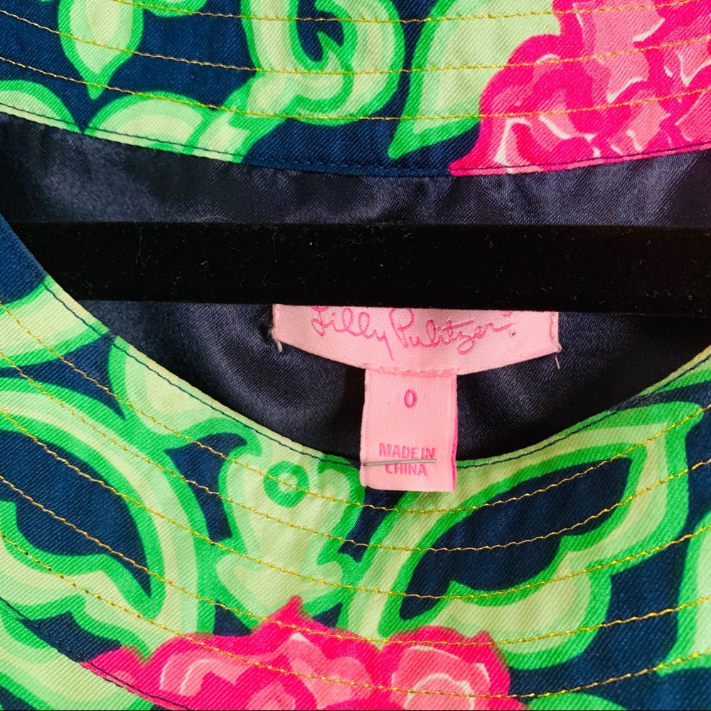 Lilly Pulitzer Floral Scroll Shift Dress - Picture 3 of 5